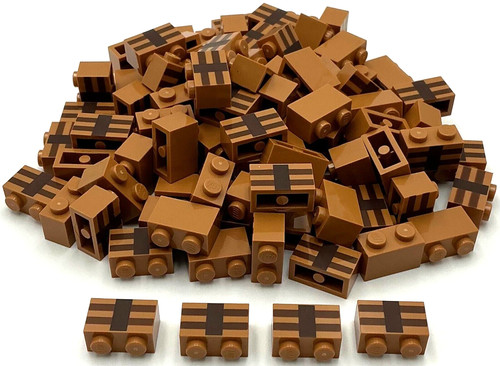 Lego 100 new medium nougat - new,